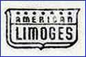 LIMOGES CHINA CO  (AMERICAN LIMOGES CHINA CO) (Ohio, USA)  - ca  1930s - 1955