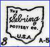 SEBRING POTTERY CO  (Ohio, USA) -   ca 1970s - 1990s
