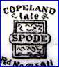 COPELAND & GARRETT    [COPELAND - SPODE] (Staffordshire, UK) - ca 1833  - 1847