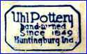 UHL POTTERY  (Indiana, USA)  -  ca 1890s - 1941