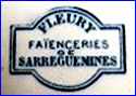 UTZCHNEIDER & CO [Pattern or Series varies] (Sarreguemines, France) -  ca 1890s - 1920s