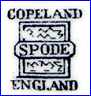 W.T. COPELAND & SONS Ltd   [COPELAND - SPODE] [some slight variations, in many colors] (Staffordshire, UK) -   ca 1890s - 1980s