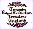 FORD & SONS Ltd  (CROWNFORD Ltd)  [TONQUIN Pattern, varies] (Staffordshire, UK) - ca 1890s - 1908