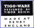 JOSEPH BOURNE & SON Ltd  (DENBY - TOGO-WARE, Tibor Reich) (Derbyshire, UK) -  ca 1930s - 1960s