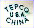TECHNICAL PORCELAIN & CHINAWARE Co.  -  TEPCO  (California, USA)  - ca 1960s - 1976