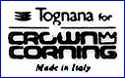 TOGNANA - CROWN CORNING  (on Tableware, Italy)  - ca 1970s - 1990s