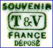 TRESSEMAN & VOGT  -  T&V  -  TRESSEMANES & VOGT  (Decorators & Exporters, Limoges, France) -  ca 1900 - 1907