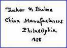 TUCKER & HULME (Pennsylvania, USA) - ca 1828 - ca 1838