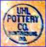 UHL POTTERY  [some variations]  (Indiana, USA) -  ca 1890s  - 1941