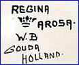 REGINA ART POTTERY [AROSA Line, varies] (Gouda, Holland) - ca 1920s - 1930s