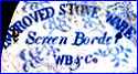 W. BOURNE & Co. [Screen Border Pattern] (Bell Works, Burslem, UK)  - ca 1812 - 1818
