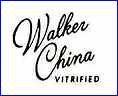 WALKER CHINA CO  (Ohio, USA) - ca 1970 - 1980