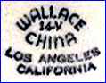 WALLACE CHINA Co.  (Vernon, CA, USA) - ca 1931  - 1964