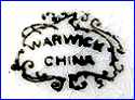 WARWICK CHINA CO  (West Virginia, USA)  - ca. 1887 - 1951