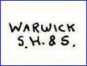WARWICK CHINA CO (West Virginia, USA) -  ca 1887 - 1905