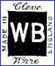 WILLIAM BENNETT (HANLEY), Ltd. [CLEVE WARE Series] (Staffordshire, UK)  - ca 1930 - 1937