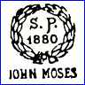 GLASGOW POTTERY [JOHN MOSES & SONS & CO]  (Trenton, NJ, USA) - ca 1880s - 1904