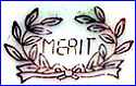 MERIT  [some variations]   (Importers of items from Japan)  - ca 1930s - 1970s