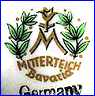 MITTERTEICH PORCELAIN [overglaze] (Germany) - ca 1918 - Present