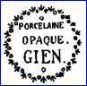 PORCELAINE DE GIEN  (Gien, France)  - ca. 1834 - 1844